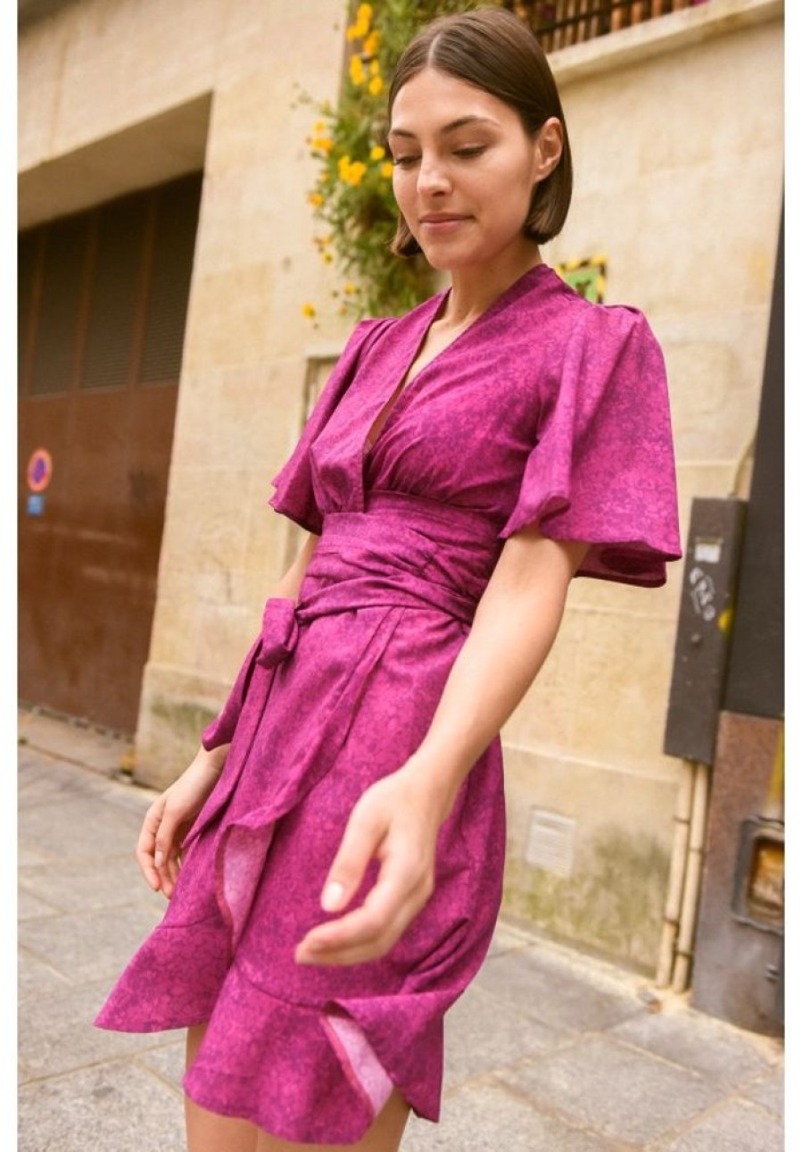 Jane Wood Robe Leila Fushia | Women