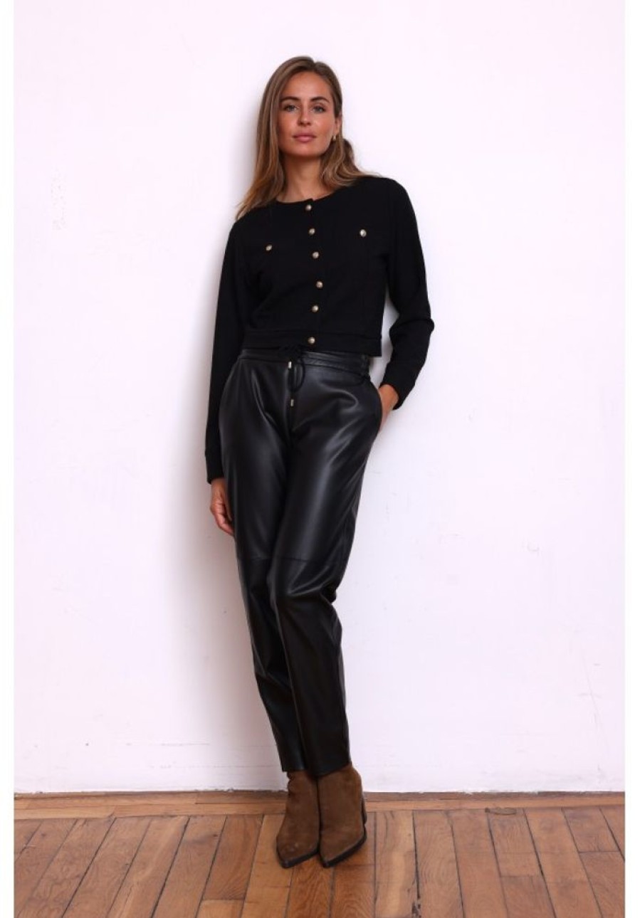 Jane Wood Pantalon Serge Noir | Women