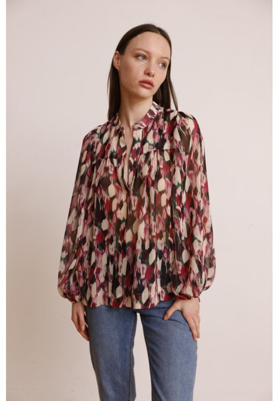 Jane Wood Blouse Marcy Bilbao Print | Women