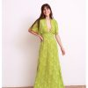 Jane Wood Robe Gloria Voile Vert Brode | Women