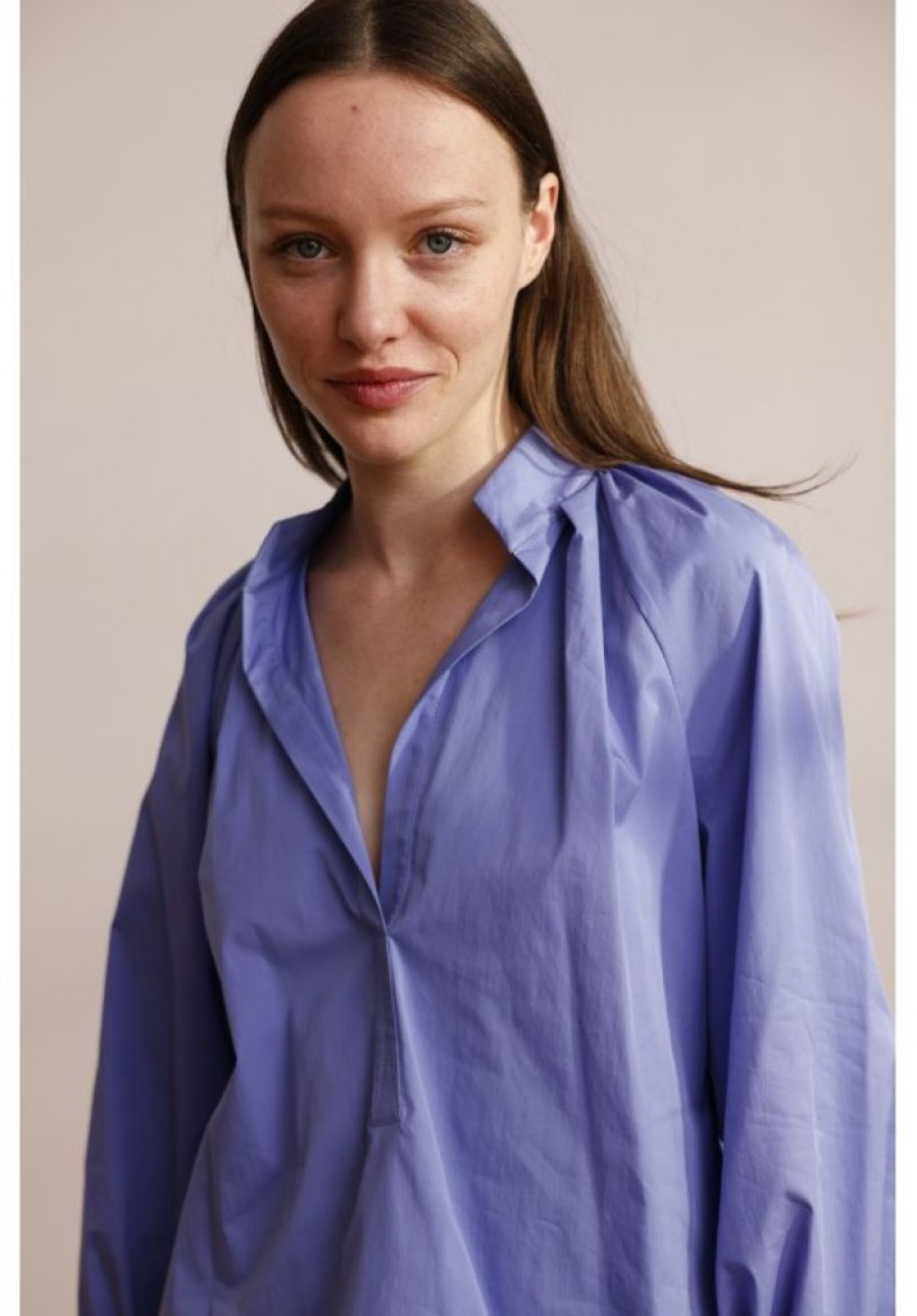 Jane Wood Blouse Lea Bleu | Women