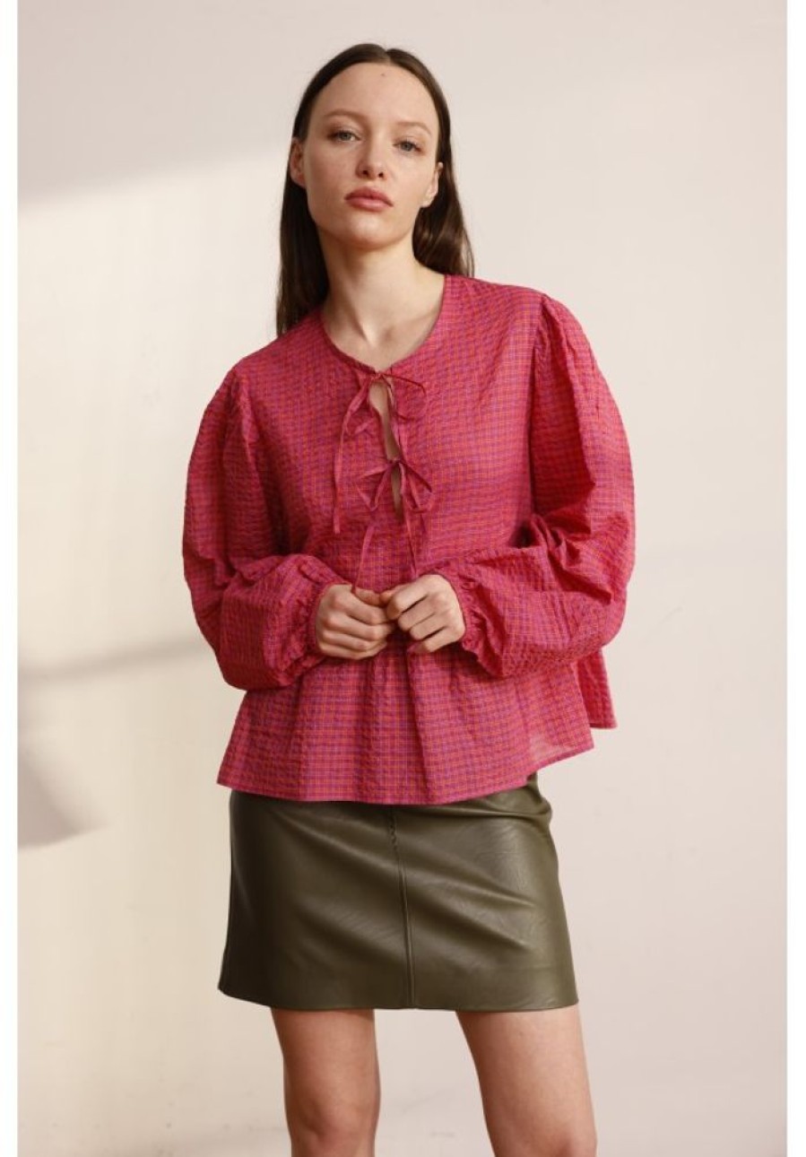 Jane Wood Blouse Lola Carreaux Roses | Women