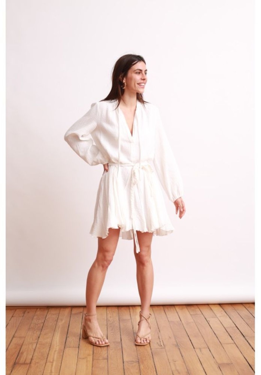 Jane Wood Robe Pablita Blanche | Women