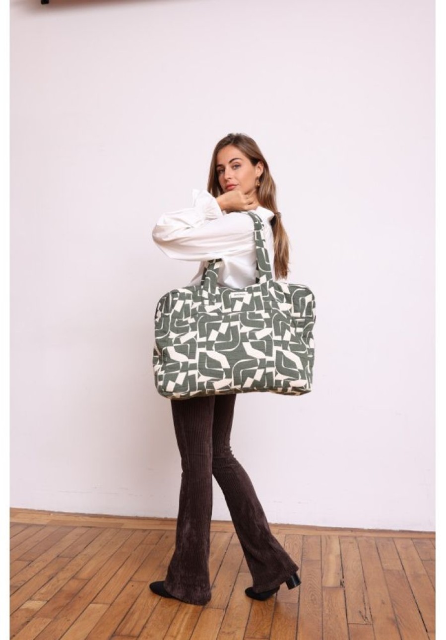 Jane Wood Sac Balthazar Jacquard Vert | Women